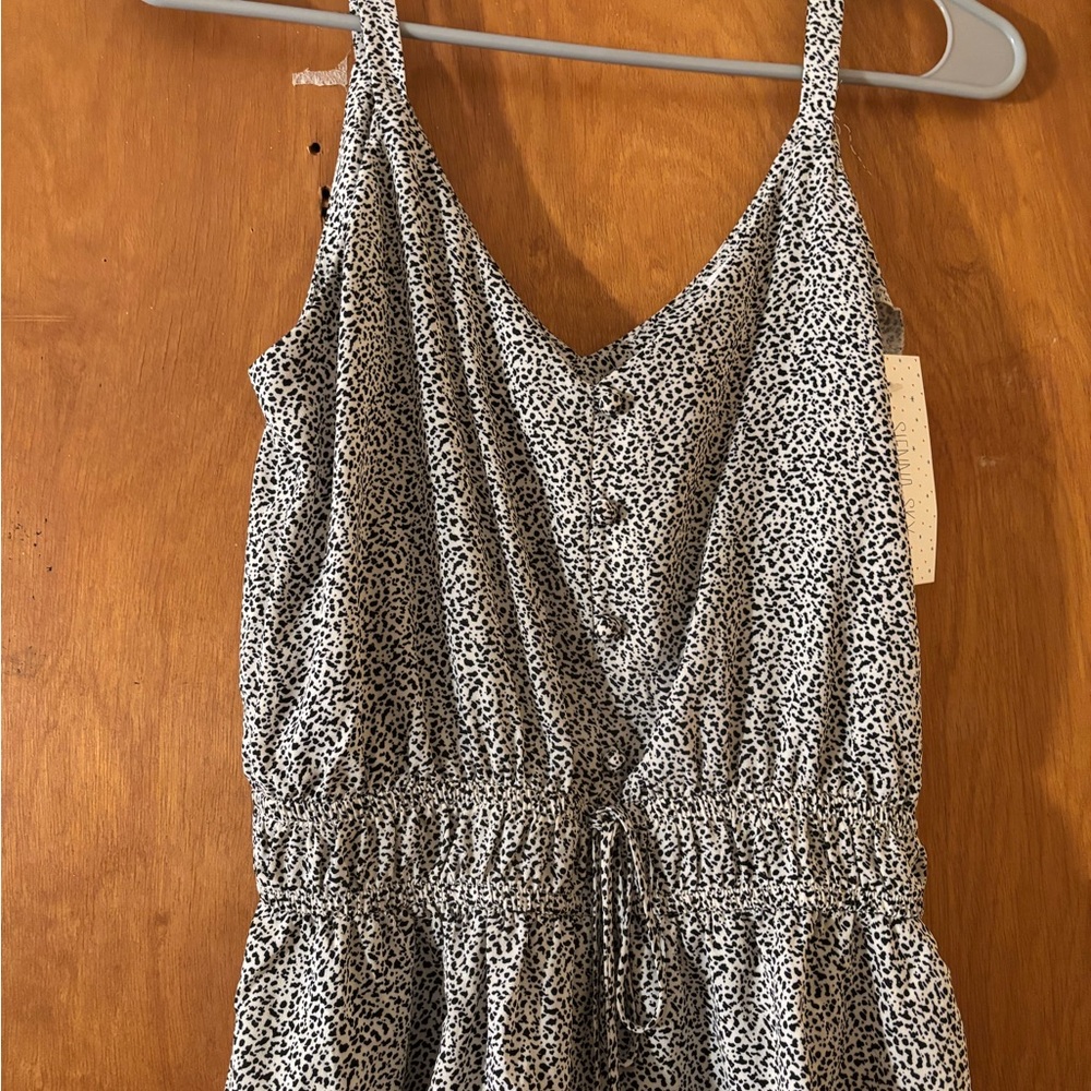 Sienna Sky Black and White Patterned Top